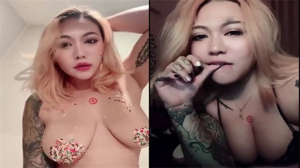 狂野纹身极品女模私拍流出无毛粉逼紫薇吹箫超级骚